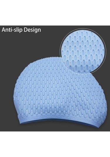 Sones Parçacıkları Kalınlaştırıcı Yüksek Esneklik Kaymaz Silikon Yüzme Bonesi Beyaz Ym Beyaz Beyaz