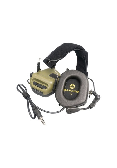 Earmor M32 Plus Hakı Yeşil Telsız Kablolu Atış Elektronık Kulaklıgı Kulak Koruma