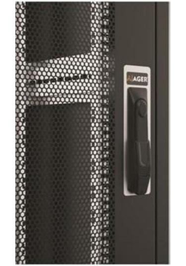 26u 800x1000mm Dikili Tip Siyah Kabinet Vega Ag-vb26u8010s1-baaa-a-m1 Cam Kapak