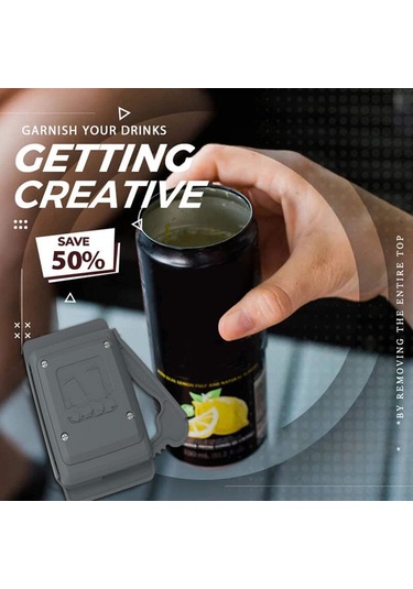 Springsun Pratik Abs Kutu Açacağı - Keskin Olmayan Kenar, Kolay Kullanım, Ev & Dış Mekan İçin Koyu Gri