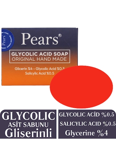 Pears Gliserinli Glikolik Asit Sabunu 120 G