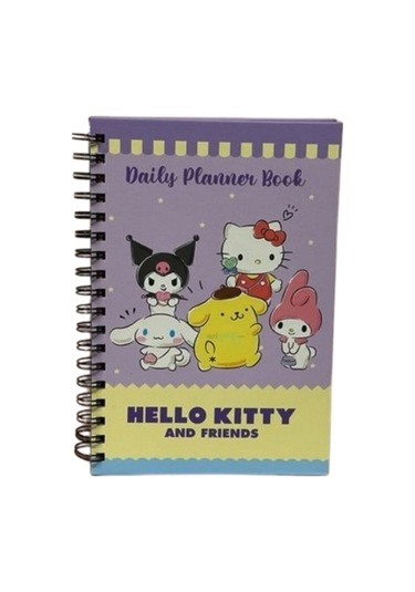Gifi Daily Hello Kıtty And Frıends Planlama Defteri Spiralli 17x24cm Çok Renkli