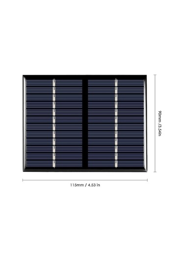 Dancemonkey Taşınabilir 1.5w 12v Güneş Paneli - Kamp & Seyahat Şarj Cihazı