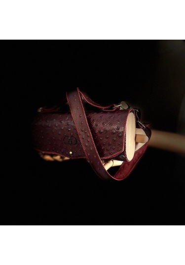 Hakiki Deri, El Yapımı Bayan Çanta, Bayan Cüzdan Larissa V42 Bordo