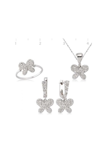 Gümüş Kelebek Kadın Set (510775999)