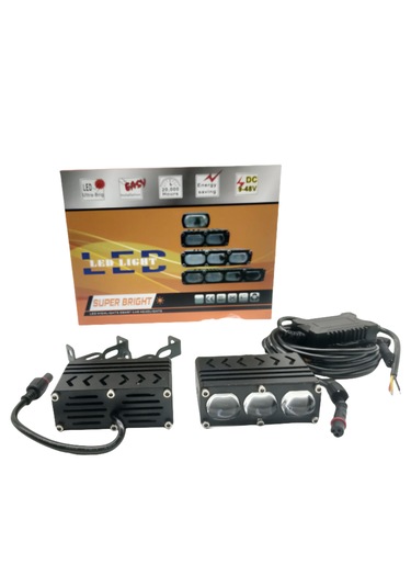 Offroad Sis Lambası 3 Led Beyaz 55w Sarı 55w 12-80v