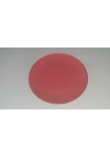 Seramik Sunum Tabağı 18 Cm Pembe