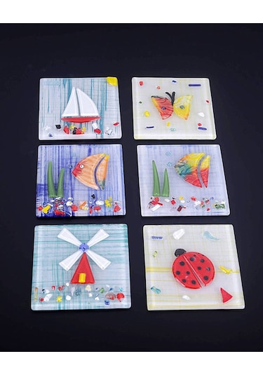 Şeker Portakalım Figürlü Banyo Cam Gider Süsü Tekli Çok Renkli