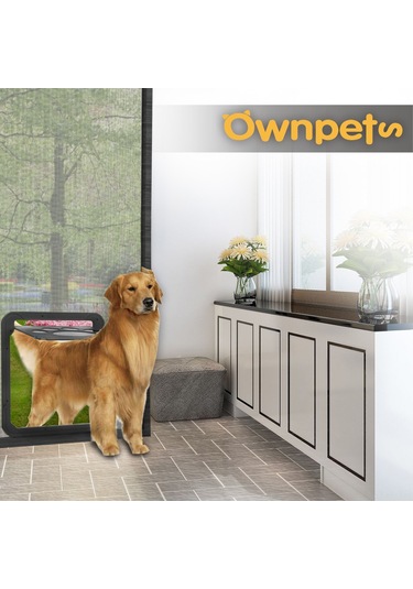 Geekyou Kedi Köpek 24x29cm Manyetik Otomatik Kapanır Kilitlebilir Abs Evcil Hayvan Pencere Kapısı