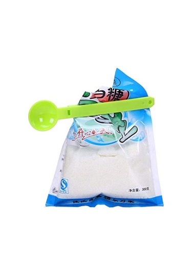 River World 3'lü Paket Ölçme Kaşıklı Poşet Klipsi Renkli