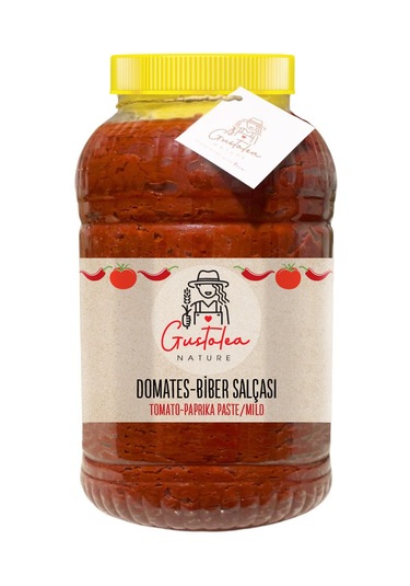 Gustolea Ev Yapımı Güneşte Kurutulmuş Karışık Salça 5 KG