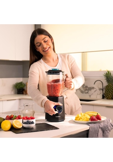 Cecotec Power Black Titanium 2300max Mix Go 2200 W Smoothie Blender