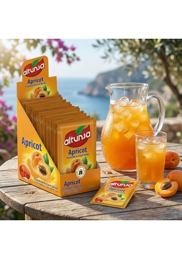 Altunsa Kayısı Aromalı Soğuk Toz Içecek 24 x 9 G