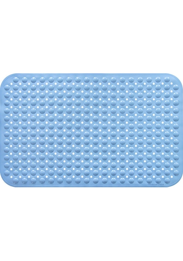 Suofeng Banyo Kayma Engeli Matı 35x70 Cm Pembe - Duşakabin Banyo Tuvalet Yatakçıklı Mat - Konforlu Ve Dayanıklı Ev Otel Kullanıma Uygun Açık Mavi