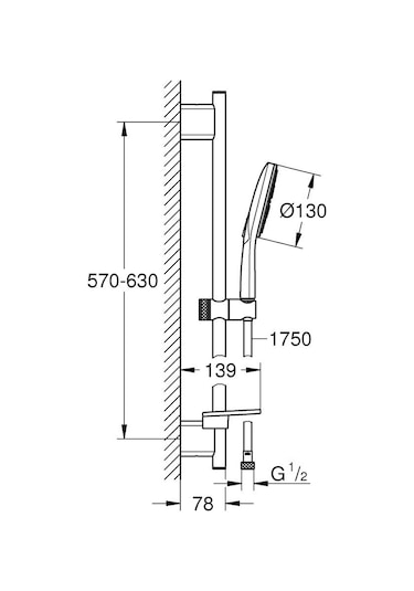 Grohe Duş Seti 3 Akışlı Smartactive Krom - 26575000 Krom