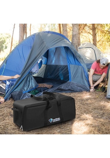 Novahub Seyahatlerinizde Yardımcı Olacak Dayanıklı Ve Büyük Boyutlu Oxford Kumaş Çanta Siyah, Pratik Tasarım Siyah