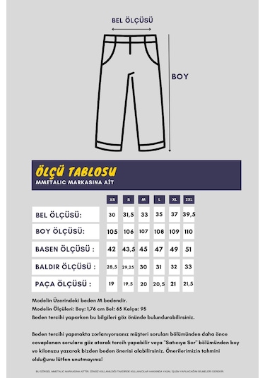 Kadın İndigo Yüksek Bel Fitilli Bol Paça Günlük İnce Eşofman Altı İndigo