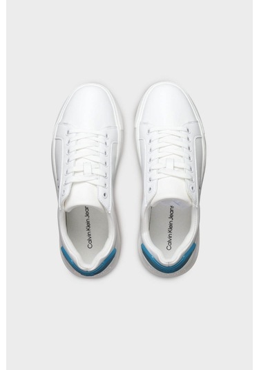 Calvin Klein Bayan Ayakkabı Yw0yw01846 0le Beyaz-mavi Beyaz-mavi