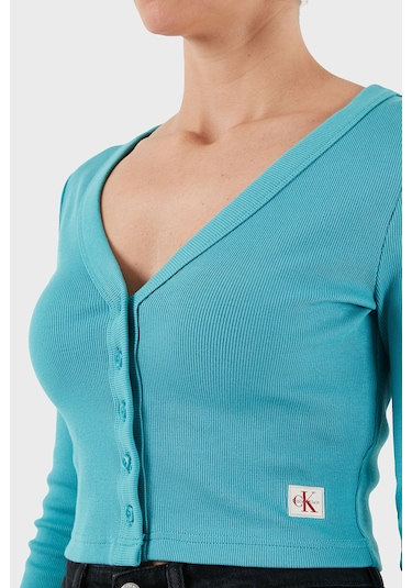 Calvin Klein Bayan Hırka Lv047c204g Xeg Turkuaz Turkuaz Calvin Klein Bayan Hırka Lv047c204g Xeg Turkuaz Turkuaz