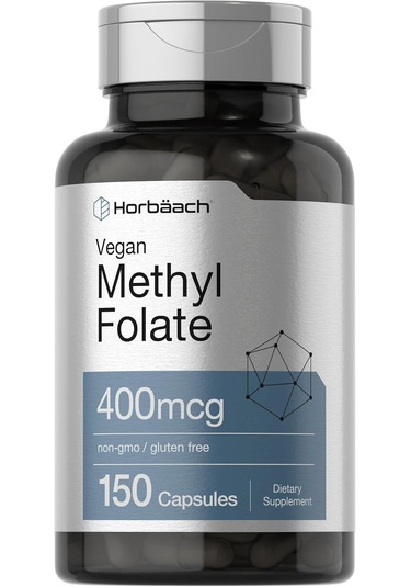 Horbäach Methyl Folate 400 Mcg 150 Vegan Caps Aromasız