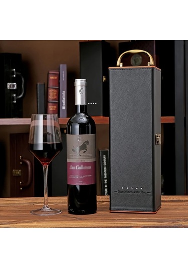 Cordial Siyah 1 Tek Sarap Sisesi Hediye Kutusu Aksesuar Seti Tasinabilir Tasima Kilifi Sise Tutucu Parti Ev Ve Koleksiyon İcin