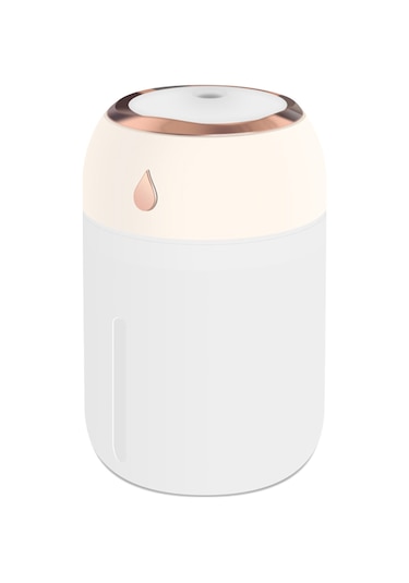 Wezone 330ml Taşınabilir Sessiz Nemlendirici, Renkli Gece Işığı Ve Araç İçi Kullanım İçin İdeal