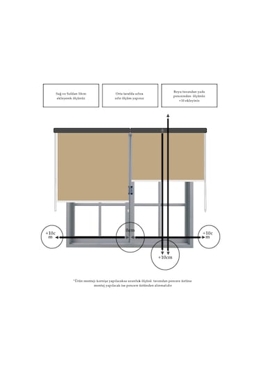 Br Perle Home Bej Rengi Düz Mekanize Stor Perde Yüksek Kalite Metropol Serisi Bej