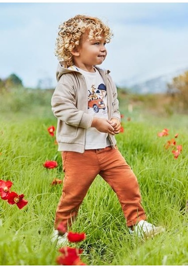 Andywawa Mayoral Erkek Bebek Turuncu Keten Pantolon 01541 Yeşil