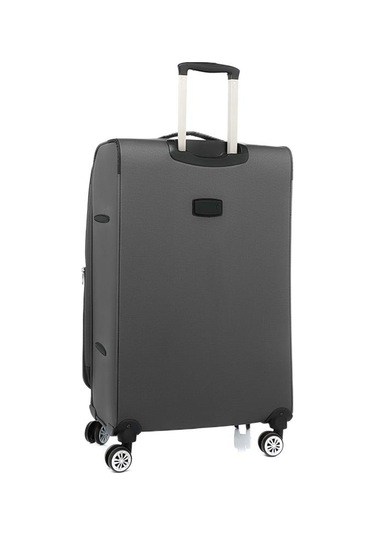 Louisiana Polo 2'li Valiz Seti Büyük Ve Orta Boy Lüx Kumaş Valiz Antrasit 2082 Antrasit