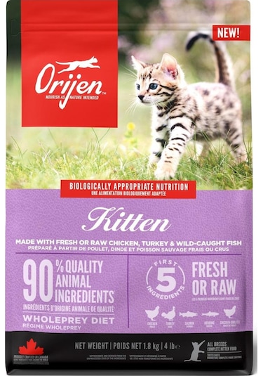 Orijen Tahılsız Yavru Kedi Maması 1800 G
