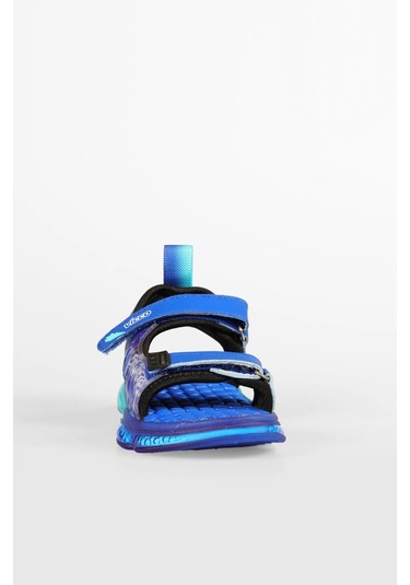 Vicco Felipe Erkek Çocuk Saks Mavi Işıklı Phylon Sandalet Saks Mavi