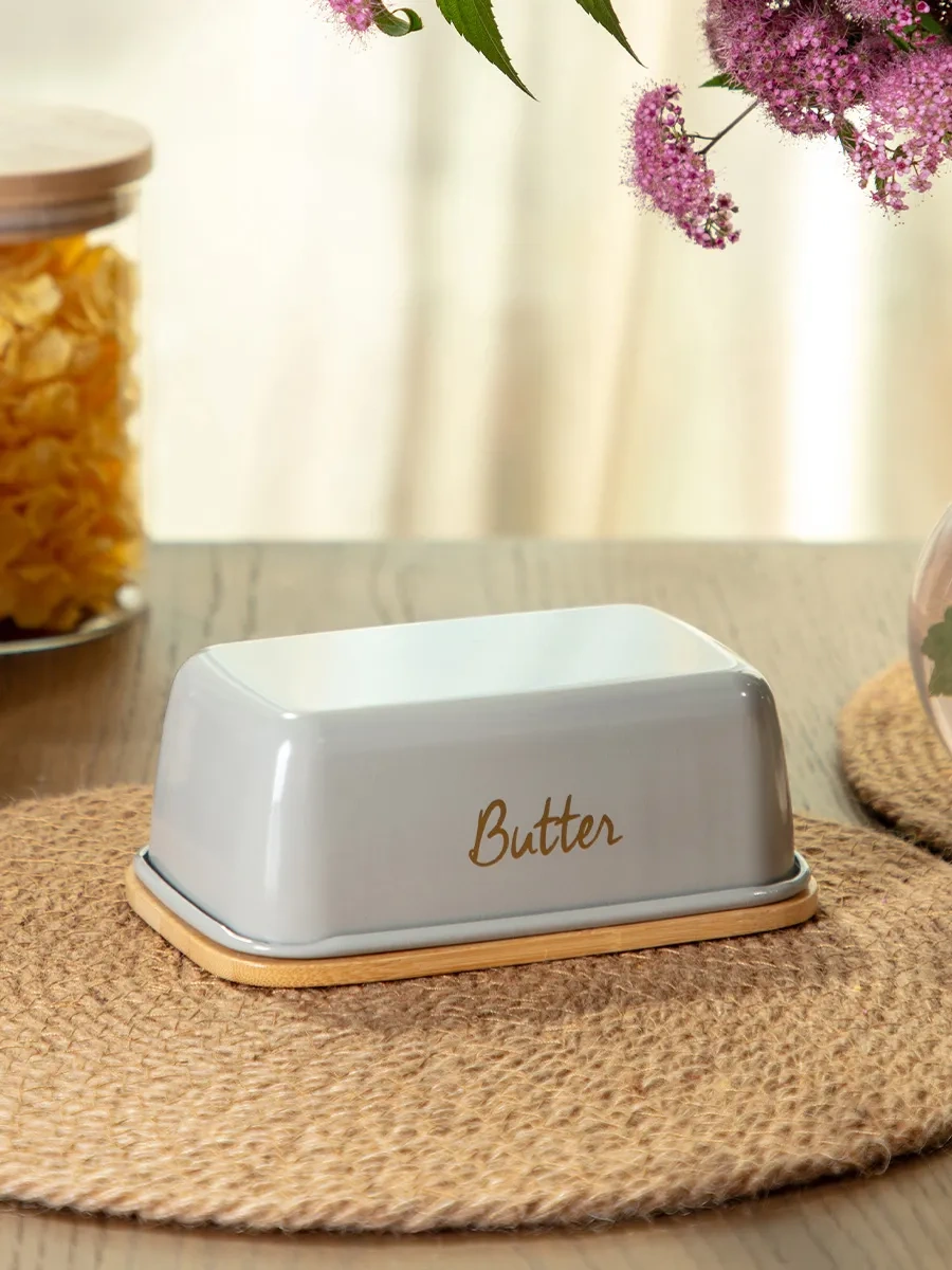 Agness Tereyağı Ve Peyniri İçin Kapaklı Sosluk 167237497 Gri