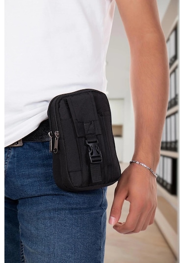 Newish Polo Taktik Bel Ve Kemer Çantası-np850 Siyah