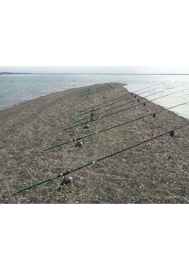 Artfulabode Uzatılabilir Sazan Olta İçin Dişleme Destekliği Çubuğu Çubuğu Bankası Bankası Balıkçılığı Balık Balık Ayarlanabilir Alüminyum Alaşımlı Alarmı 48-75cm Mi