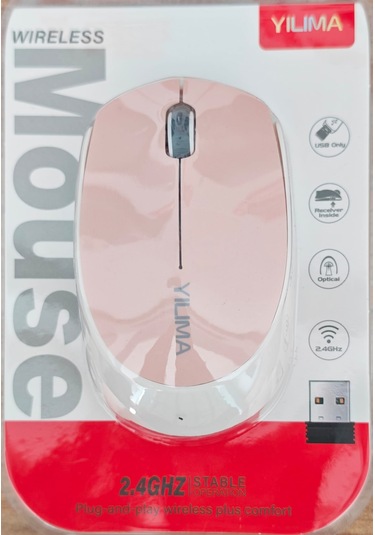 Yılıma Qs-205 Kablosuz Mouse Pembe / Beyaz