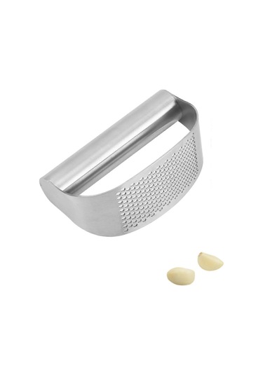 Sarımsak Presi Salıncak, Paslanmaz Çelik Sarımsak Kıyma Makinesi Kırıcı Sıkacağı, Mutfak Aleti Siyah