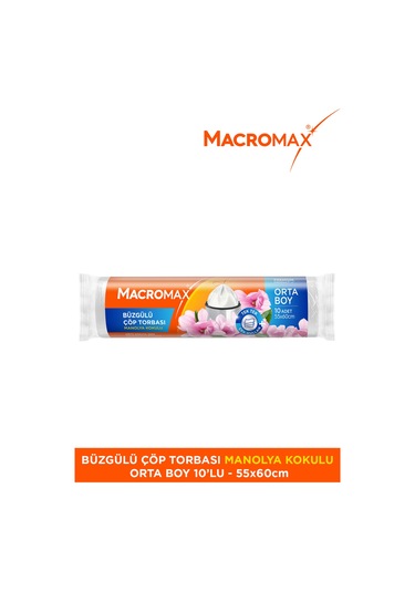 Büzgülü Manolya Çöp Torbası Orta Boy 10'lu