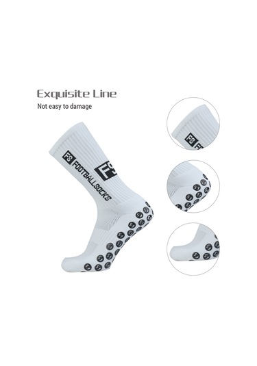 Folinda Profesyonel Futbol Çorapları, Silikon Süpürge Anti Kayma, Spor Antrenman Maç İçin, Mavi Mavi