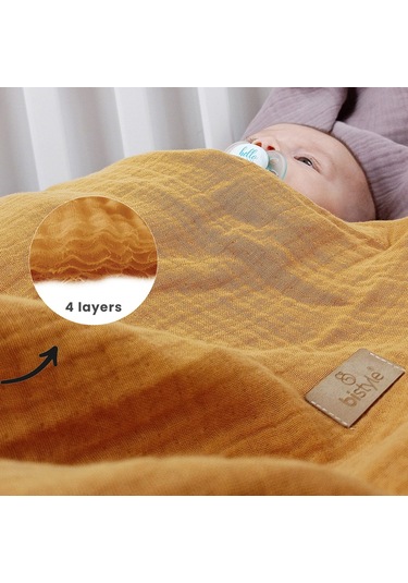 Bistyle Müslin Bebek Battaniyesi 120x120 Cm 2020