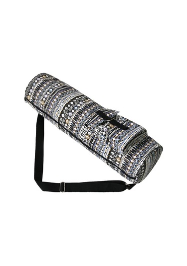 Sones Baskılı Yoga Omuz Sırt Çantası Kalınlaştırılmış Yoga Mat Çantası Spor Salonu Çantası Sıcak Renk