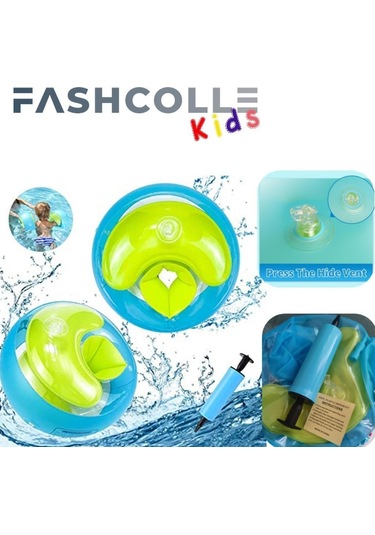 Fashcolle Yuvarlak Yüzme Yardımcısı Şişme Deniz Kolluğu L 4 - 14 Yaş Çok Renkli