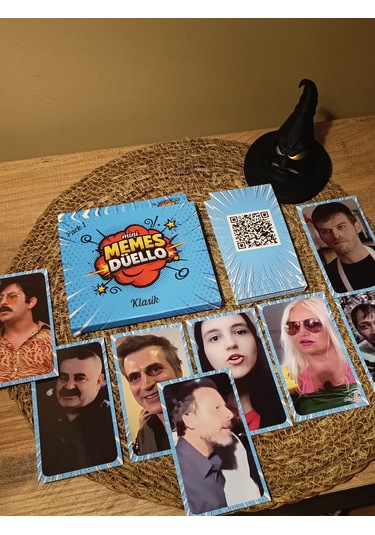 Memes Bulmaca Kutu Oyunu Klasik 1. Model - Kese Hediyeli - Eğlenceli Grup & Parti Oyunu