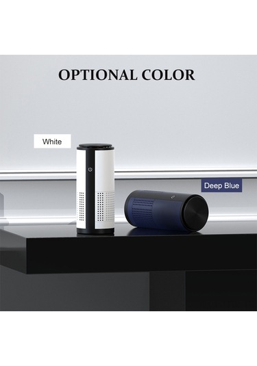 Tenfowee Usb Usb İyonlu Hava Temizleyici, Ev Ve Araç İçin Formaldehit Ve Koku Giderici, Kokulu Aromaterapi Makinesi, Mavi, Dahili Li-pol Batarya