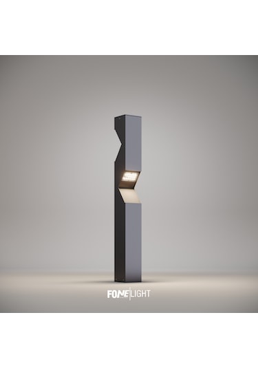 Fonelight Dualluz Çift Yönlü Bahçe Aydınlatması Antrasit 100 Cm Antrasit