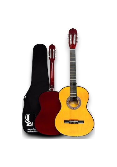 Cg-3902y Klasik Gitar 4/4 Yetişkin Boy Sap Ayarlı Full Set Turuncu
