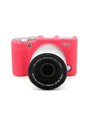 Pazly Fujifilm Xa3/xa10/xa5/xa20 Yumuşak Silikon Kılıf - Çizilmez Koruma, Gül Rengi