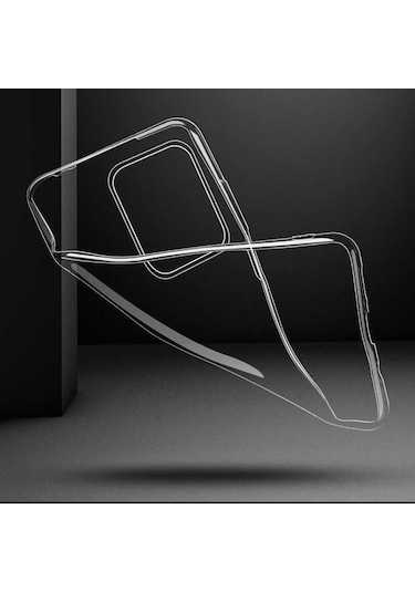 Huawei P40 Kılıf Lüx Şeffaf Silikon Kılıf