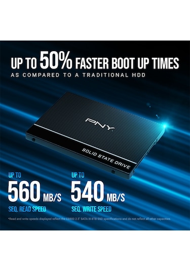 Pny CS900 SSD7CS900-500-RB 500GB 535/500mb/s 2,5" Sata3 Ssd