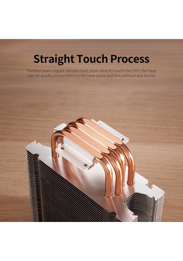 Reedark Jonsbo Cr-1000 Renkli Versiyon Cpu Soğutucu, 4热管, Pwm Kontrollü Fan, Renkli Işıltı Efekti, Çok Platform Desteği