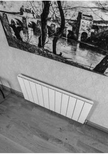 Warma Drama Yatay Alüminyum Radyatör 1040x600 Pütürlü Beyaz Ral 9016